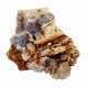 Blue Fluorite on barite