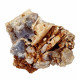 Blue Fluorite on barite