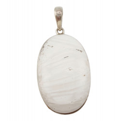 pendant scolecite silver