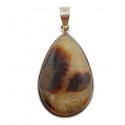 pendentif septaria jaune