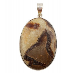 pendant yellow septarian
