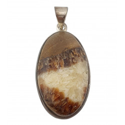 pendant yellow septarian