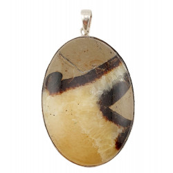 pendant yellow septarian