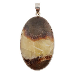 pendentif septaria jaune