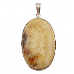pendentif septaria jaune