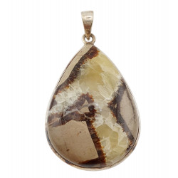 pendentif septaria jaune