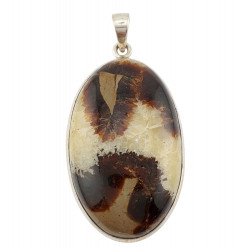 pendentif septaria jaune