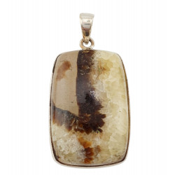pendentif septaria jaune