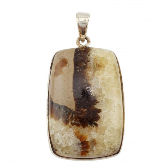 pendant yellow septarian