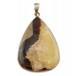 pendant yellow septarian