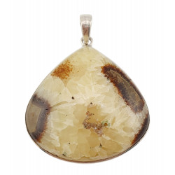 pendentif septaria jaune