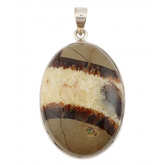 pendant yellow septarian