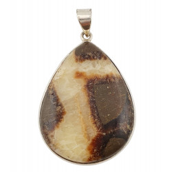 pendant yellow septarian