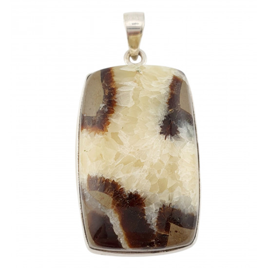 pendant yellow septarian