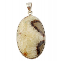 pendant yellow septarian