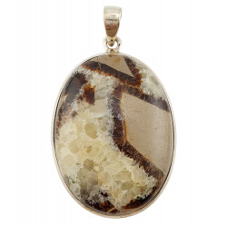 pendentif septaria jaune