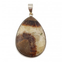pendentif septaria jaune