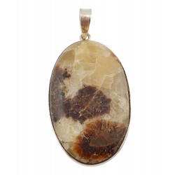 pendentif septaria jaune