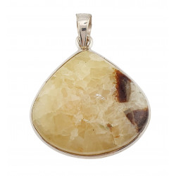 pendant yellow septarian