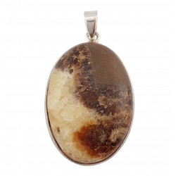 pendant yellow septarian