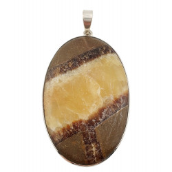pendant yellow septarian