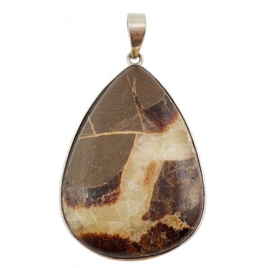 pendant yellow septarian
