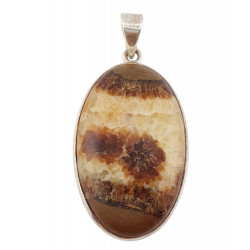 pendentif septaria jaune