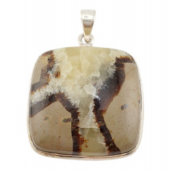 pendentif septaria jaune