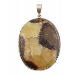 pendant yellow septarian