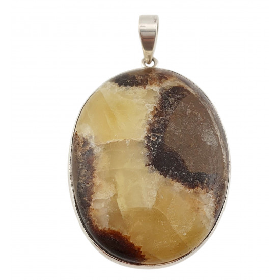 pendant yellow septarian