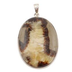 pendant yellow septarian