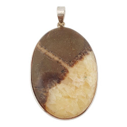 pendentif septaria jaune