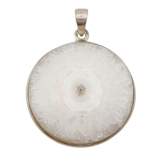 pendentif stalactite argent