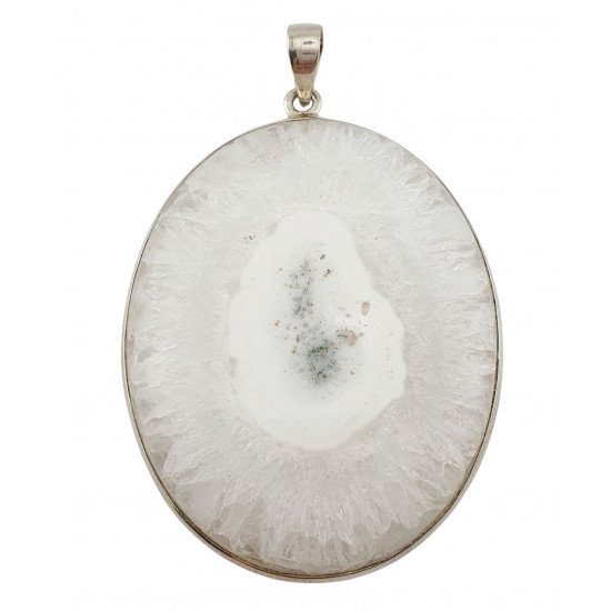 pendentif stalactite argent