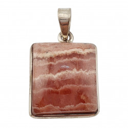 pendant rhodochrosite silver