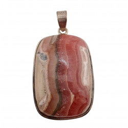 pendant rhodochrosite silver