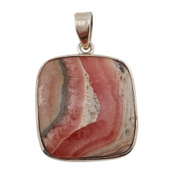 pendant rhodochrosite silver