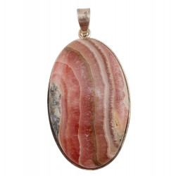 pendant rhodochrosite silver