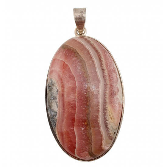 pendant rhodochrosite silver