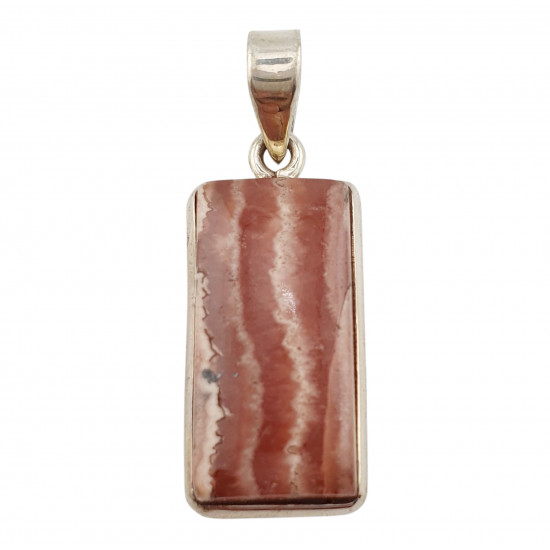 pendant rhodochrosite silver