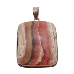 pendant rhodochrosite silver