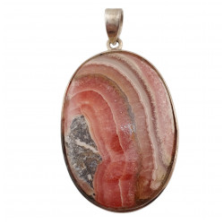 pendant rhodochrosite silver