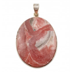 pendant rhodochrosite silver