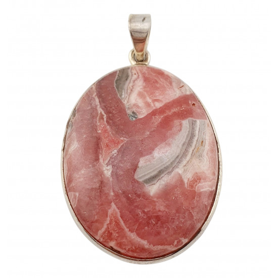 pendant rhodochrosite silver