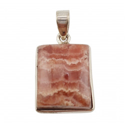 pendant rhodochrosite silver