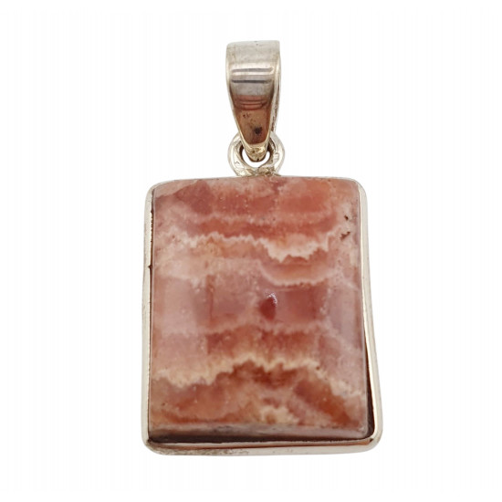 pendant rhodochrosite silver