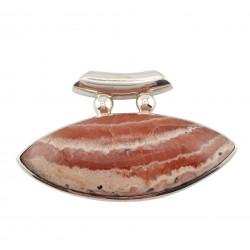 pendant rhodochrosite silver