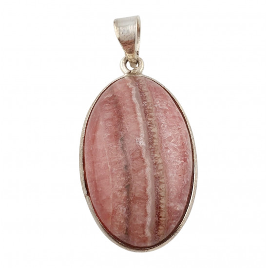 pendant rhodochrosite silver