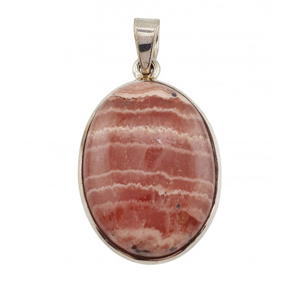 pendant rhodochrosite silver