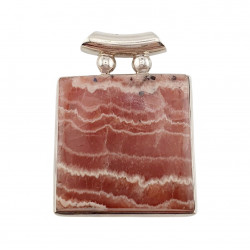 pendant rhodochrosite silver